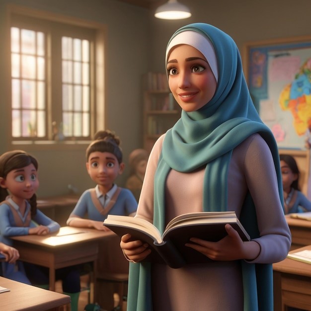 Muslimah teacher