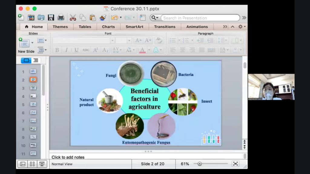 Pemaparan materi terkait oleh Assoc Prof Nguyen Ngoc Bao Chau Ph.D