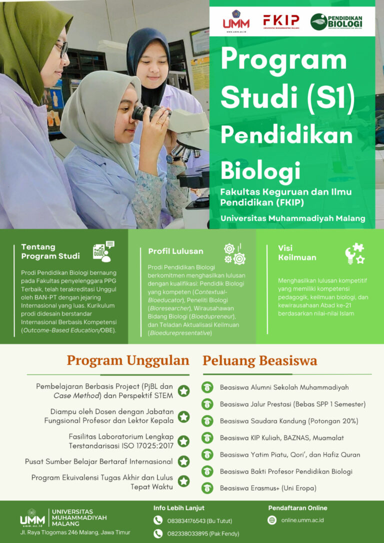 PMB Prodi Pendidikan Biologi UMM