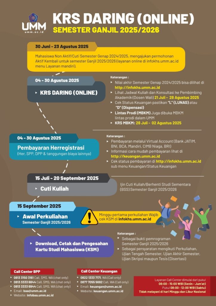 KRS Daring (Online) Semester Ganjil 2025-2026 UMM