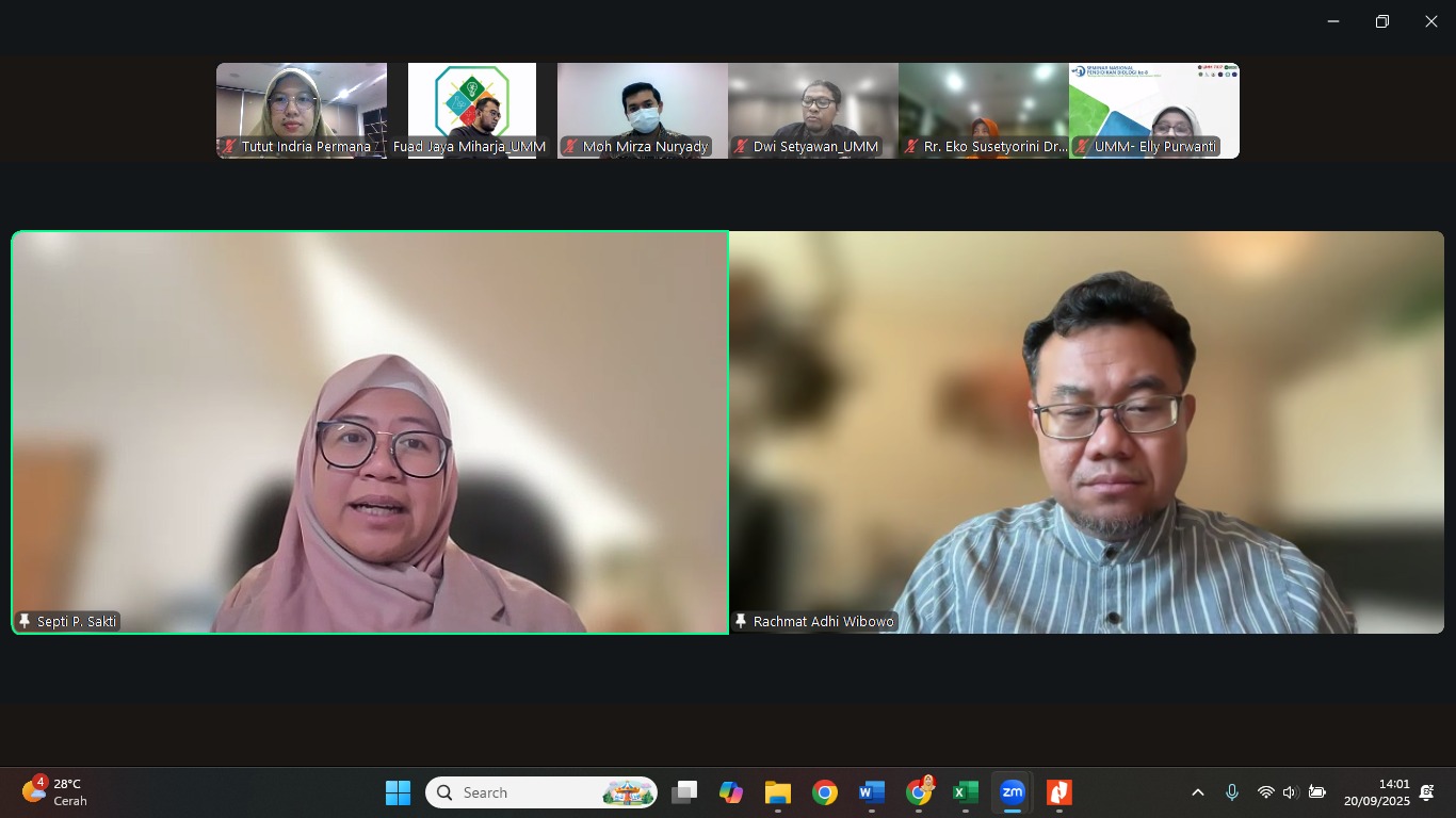 Kegiatan diskusi setelah pemaparan materi oleh kedua narasumber