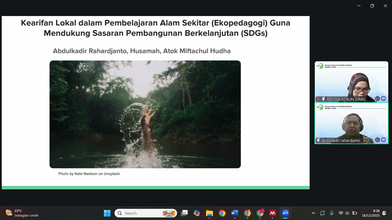 Penyampaian materi oleh Assoc. Prof. Rovina