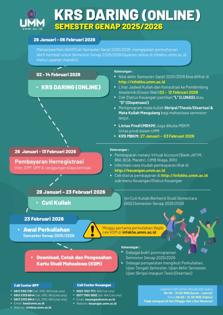 KRS Online Semester Genap 2025-2026
